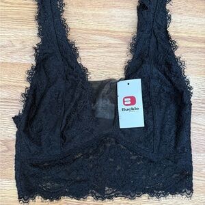 Buckle Midnight Lace Bralette womens small